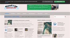 Desktop Screenshot of handicapportal.dk